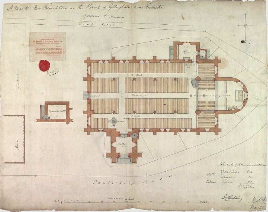 St Mark's floor plan original